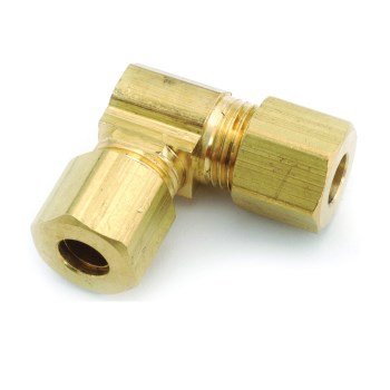 Anderson Metals Lead Free Brass Compression Elbow - 1/4"