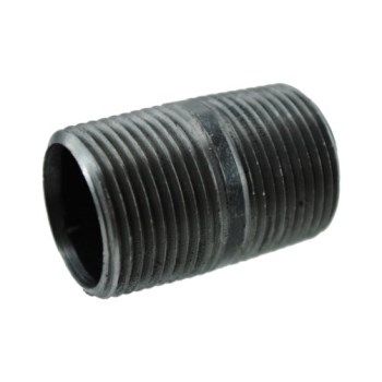 Pipe Nipple, Black Steel - 3/4" x 1-1/2"