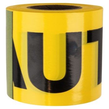 Irwin Caution Barrier Tape  Yellow/Black   3" x 300 Ft