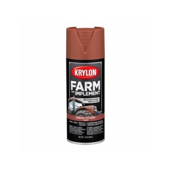 Farm & Implement Spray Paint, 1951 Red Oxide Primer - 12 oz