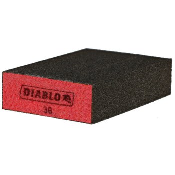Diablo Flat Edge Sanding Sponge, 36 Grit - 3pk