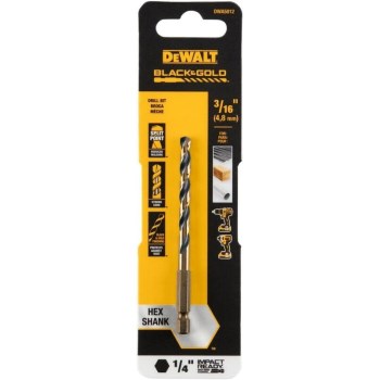DeWalt High-Speed Steel Drill Bit - 3/16"
