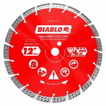 Diablo Diamond Segmented Cut-Off Blade - 12"
