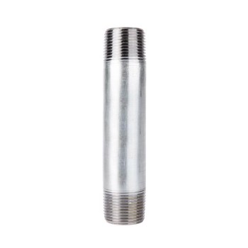 Galvanized Steel Tank Nipple - 2" x 6"