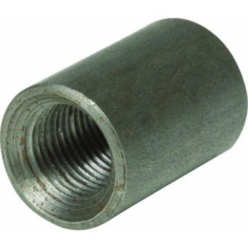 Merchant Coupling, Black Steel - 2"