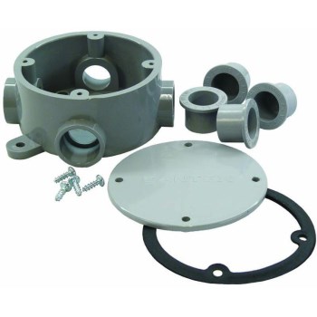 PVC Junction Box,  Type X ~ 1/2"