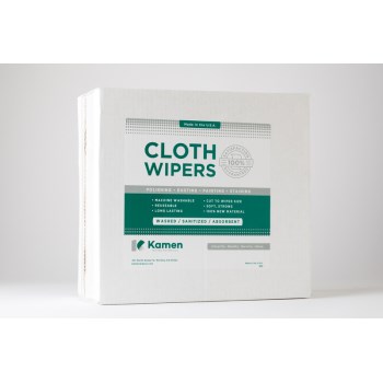 White Cotton Sheet Rags - 22.5 Lb Box