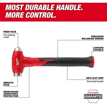 Milwaukee 16 oz Dead Blow Ball Peen Hammer