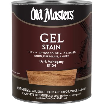 Gel Stain,  Dark Mahogany ~ Quart 