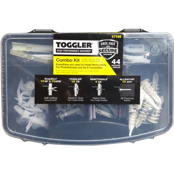 Toggler 44-Piece Combo Anchor Kit