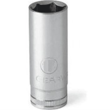GearWrench Deep Socket - 3/8" Drive, 6-Point Metric, 16mm
