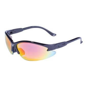 Cougar GT Safety Glasses, Red Mirror Lens