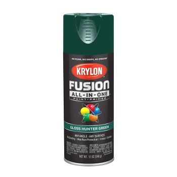 Krylon Fusion Spray Paint, Gloss Hunter Green - 12 oz