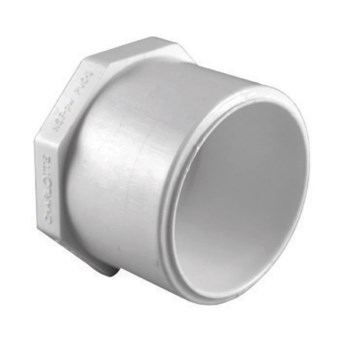 Charlotte Pipe PVC Schedule 40 Spigot Plug  1-1/2"