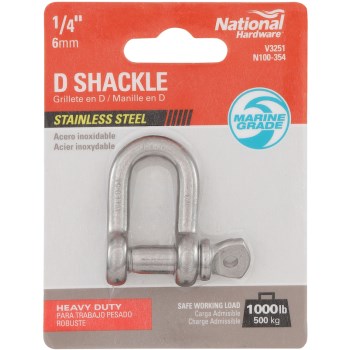 Ss 1/4 D Shackle