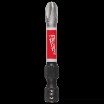 Milwaukee Shockwave Phillips #3 Power Bit - 2"