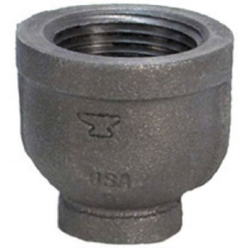 Reducer Coupling, Black Steel - 3/4" x 1/2"