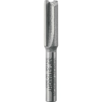 Vermont American Straight Router Bit - 3/8" x 1"
