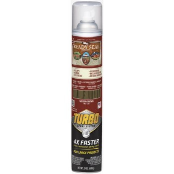 Ready Seal Wood Stain & Sealer Spray, Mission Brown - 24 oz
