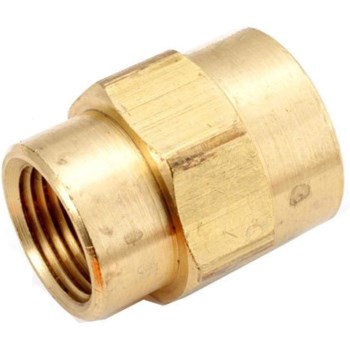 Lead Free Brass Reducing Coupling - 3/8" x 1/8"