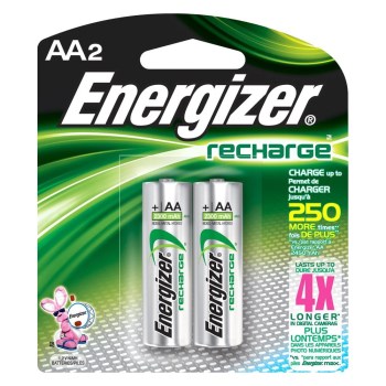 AA NiMH Rechargeable Batteries - 2-Pack