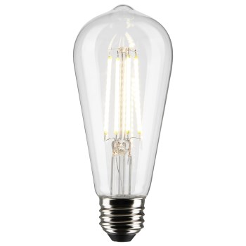 ST19 LED Edison Bulb, 2700K - 8W, 2pk