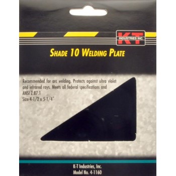 Welding Filter Plates, Shade #10 ~ 4-1/2"x 5-1/4"