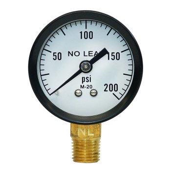 Pressure Gauge - 0-200 PSI