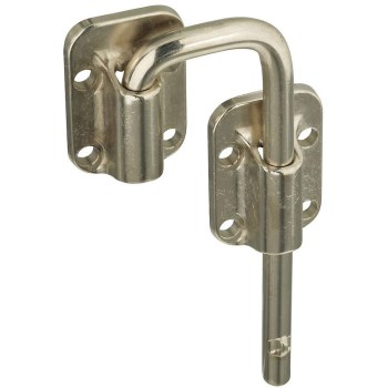 Sliding Door Latch, Nickel  ~ 1.5"