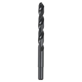 Irwin Black Oxide Drill Bit, Reduced Shank - 13/32"