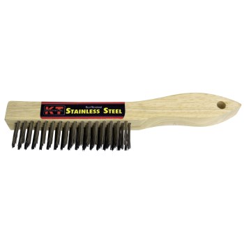 K-T Industries Stainless Steel Shoe Handle Brush