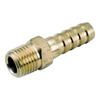 Male Hose Barb, Lead Free Brass - 5/8" x 3/8"