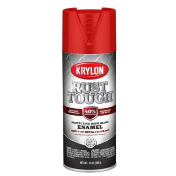 Rust Tough Enamel, Gloss Radiant Red - 12 oz
