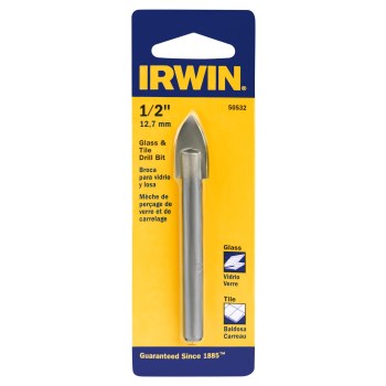 Irwin Glass and Tile Drill Bit   1/2"