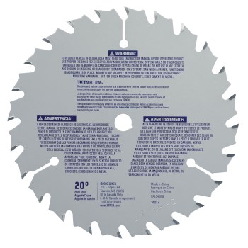 Irwin Marathon Cordless Circular Saw Blade - 5-3/8", 24T