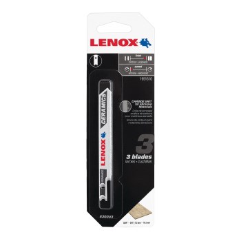 Lenox Carbide Grit U-Shank Jig Saw Blades - 3pk