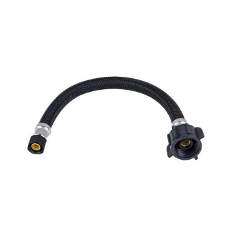 Braided Polymer Toilet Supply Line - 3/8" x 7/8"