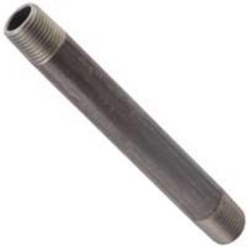 Pipe Nipple, Black Steel - 1/8" x 3"