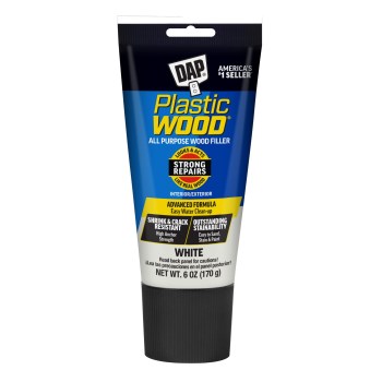 Plastic Wood All-Purpose Wood Filler, White - 6 oz