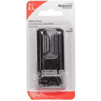 Black Safety Hasp
