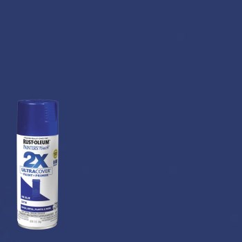Painter's Touch 2X Spray Paint  Satin Ink Blue   12 oz