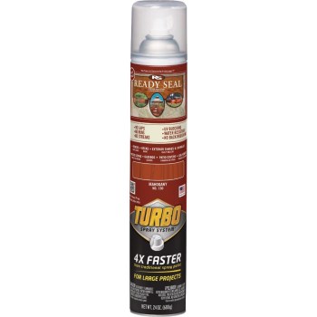 Ready Seal Wood Stain & Sealer Spray, Mahogany - 24 oz