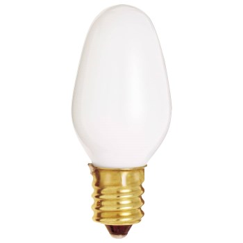 C7 Night Light Bulb - 4W White, 4-Pack