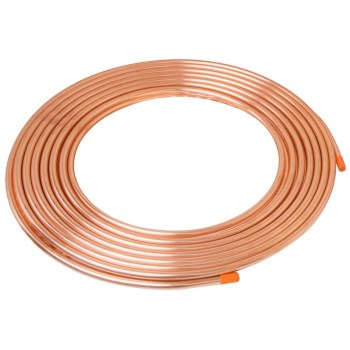 Soft Copper Tubing, Type K - 1/2" x 60 Ft