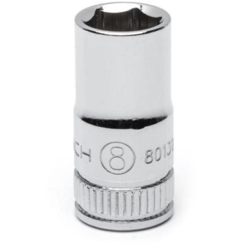 GearWrench 6-Point Metric Socket - 1/4" Drive, 8mm