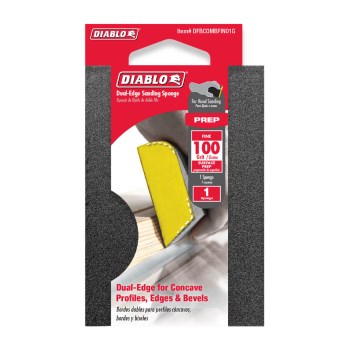 Diablo Dual Edge Sanding Sponge, Fine - 100G