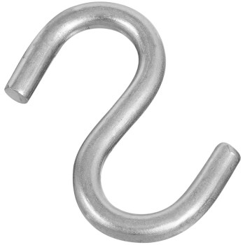 S Hook - Open/Heavy Stainless Steel   ~  3" 
