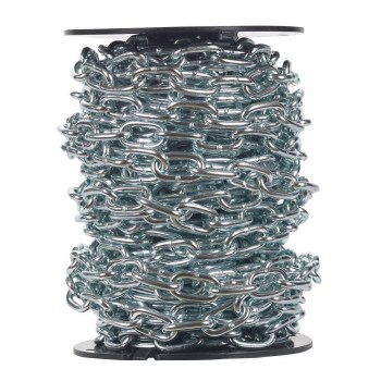 Proof Coil Chain, Blu-Krome - 1/4" x 65 Ft