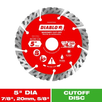 Diablo Diamond Segmented Cut-Off Blade - 5"
