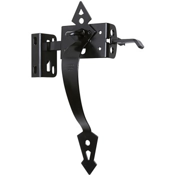 Decorative Thumb Latch for Gates & Doors ~ Black 